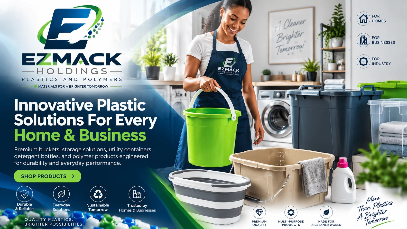 Ezmack Holdings: innovative plastic solutions for every home and business